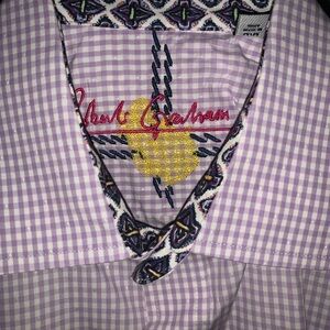 Robert Graham beautiful condition purple shirt